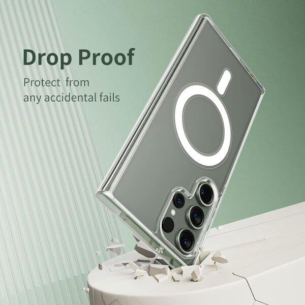 For Samsung Galaxy Clear MagSafe Magnetic Shockproof Case Cover For Samsung Galaxy Clear MagSafe Magnetic Shockproof Case Cover